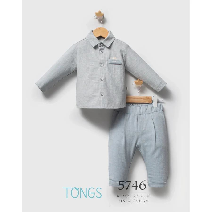 Tongs Mevsimlik Sailing Soul Takım, 2'li, Mavi