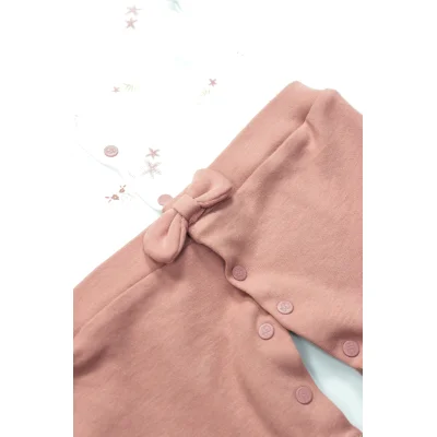 Bistyle Tulum Şort Müslin Starfish Wishes Pembe