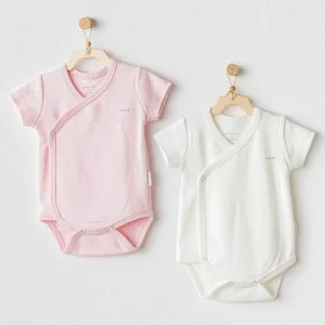 Andywawa Cuddly Bunny Bear Zıbın Badi, 2'li, Ekru, Pembe