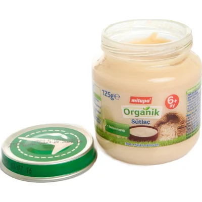 Milupa Organik Sütlaç Kavanoz Maması, 125g