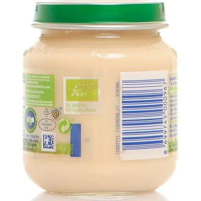 Milupa Organik Sütlaç Kavanoz Maması, 125g