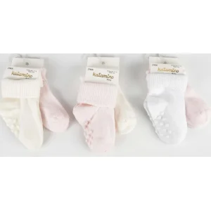 Katamino Cenet Abs'li Kız Bebek Soket Çorap, Asorti, 2'li