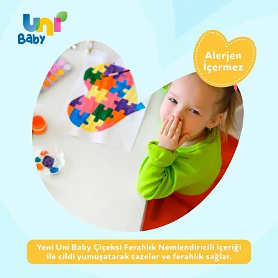 Uni Baby Bebek Kolonyası, 150 ml, Çiçeksi Kokular