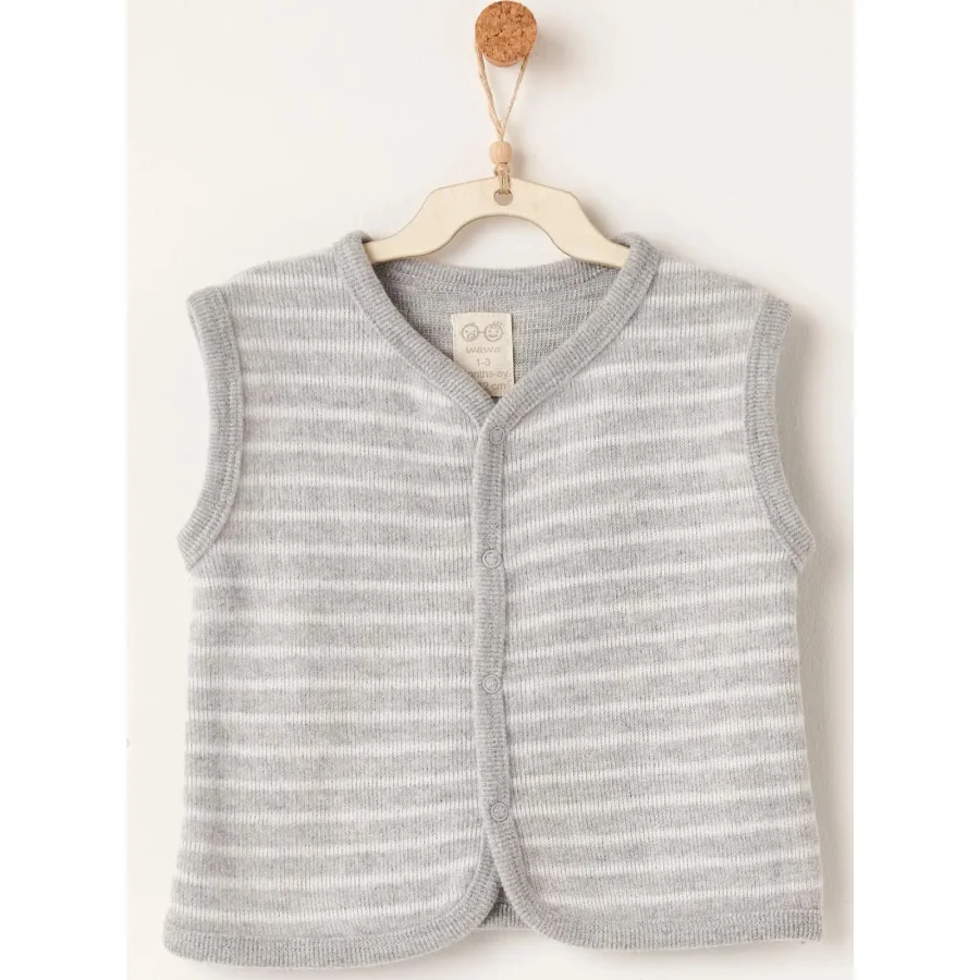 Andywawa Casual Yelek, Gri