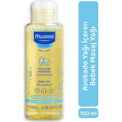 Mustela Bebek Masaj Yağı, 100 ml