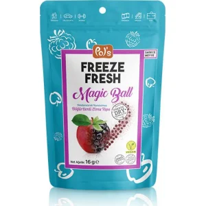 Pol’s Freeze Fresh Magic Ball, Böğürtlenli, Elma Topu, 16 g