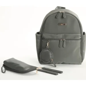 M&Y Diamond Anne Bebek Bakım Sırt Çantası, Gri