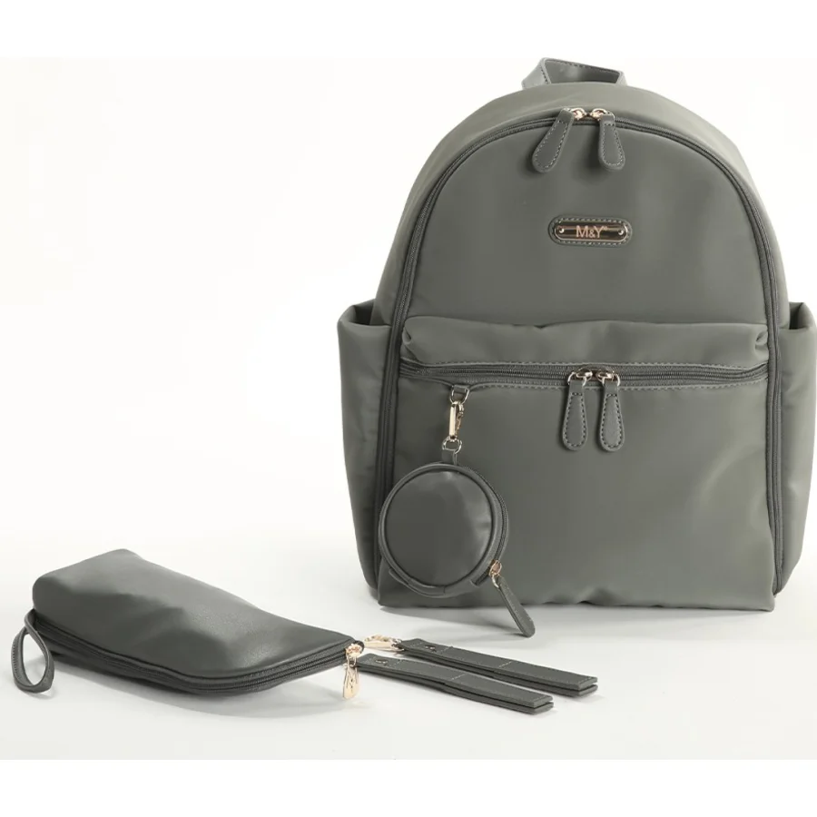 M&Y Diamond Anne Bebek Bakım Sırt Çantası, Gri