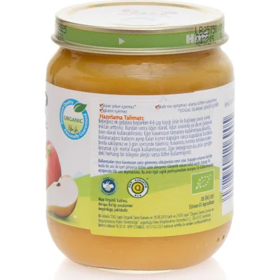 Hipp Organik Armut Şeftali Püresi, 125 g