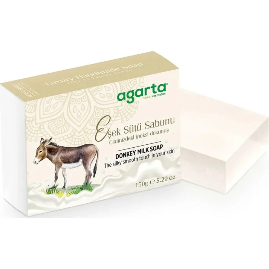 Agarta El Yapımı Güzellik Sabunu, 150 g, Eşek Sütü