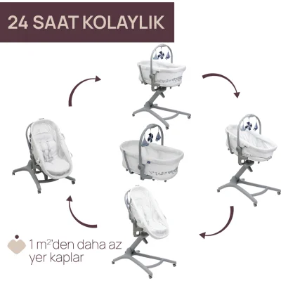 Chicco Baby Hug Pro 5 in 1 Ana Kucağı, Beige Latte