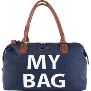 M&Y My Bag Deri Anne Bebek Bakım Çantası, Lacivert