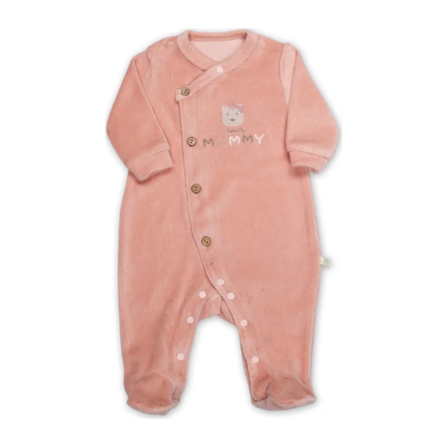 Bistyle Tulum Kadife I Love Mummy, Pembe