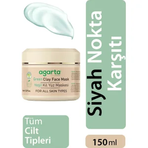 Agarta Yeşil Kil Yüz Maskesi, 150 ml