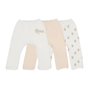 Bistyle Travel Clasic Patiksiz Alt, 3'lü, Kutulu, Ekru