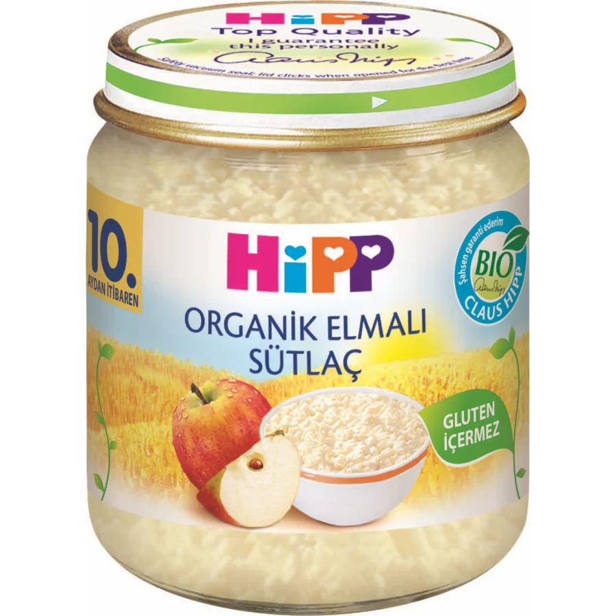 Hipp Organik Elmalı Sütlaç, 200 g
