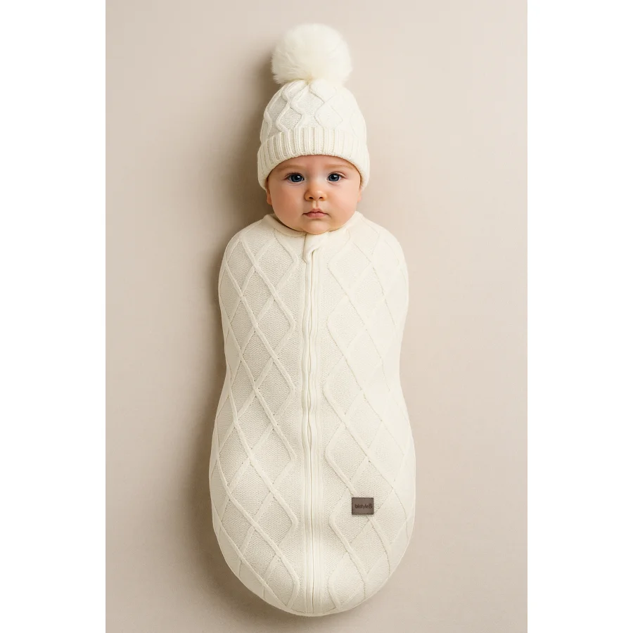 Bistyle Baby In Swadding Triko Kundak, Ekru