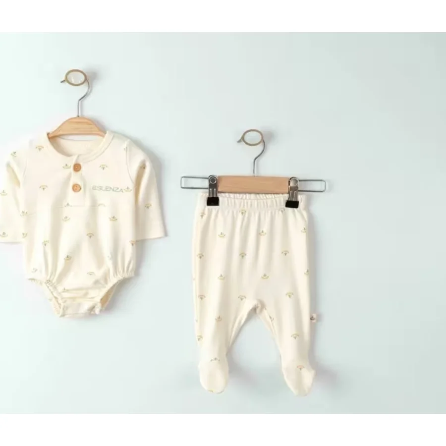 Eslenza Baby Zıbın Takım, Bej