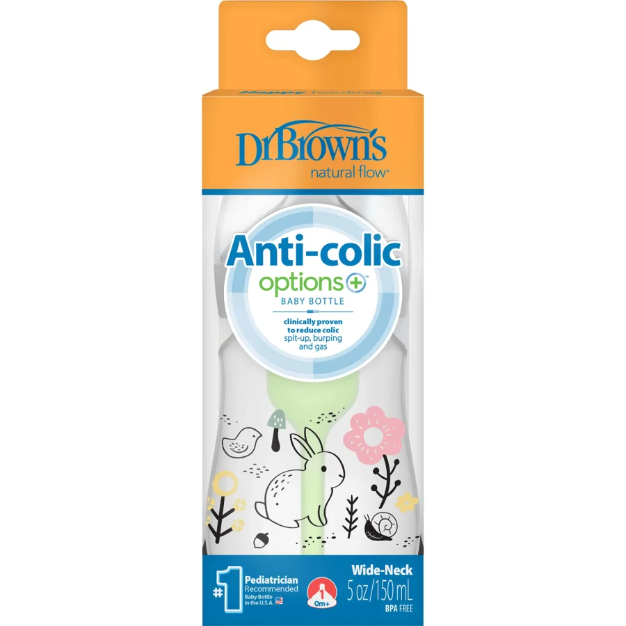 Dr.Brown's Geniş Ağız PP Antikolik Options Biberon 150 ml Kız