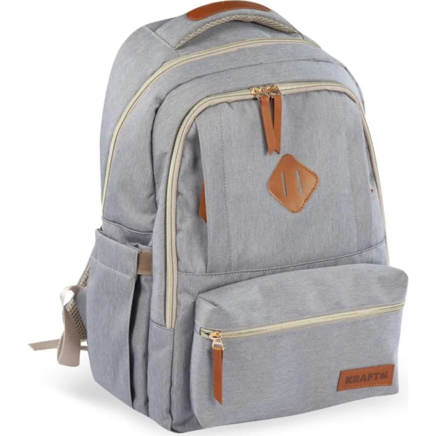 Kraft Mars Anne Bebek Bakım Sırt Çantası, Gri