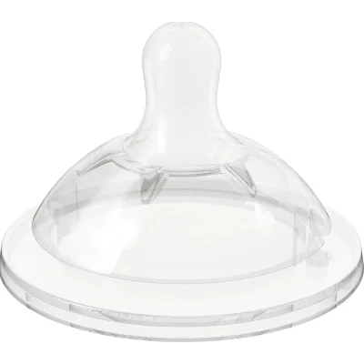 Chicco Natural Feeling Biberon Emziği, Akış Ayarlı, 4+ Ay, 2'li