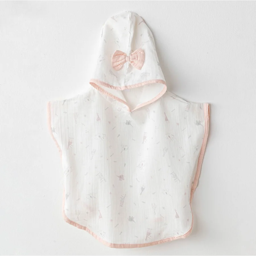 Andywawa Love Family Müslin Bebek Panço, Ekru