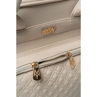M&Y Mia Anne Bebek Bakım Sırt Çantası, Krem