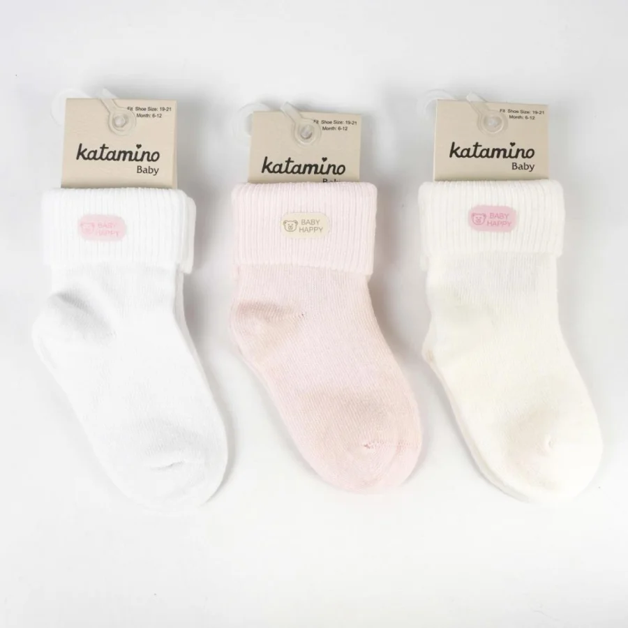Katamino Susam Aks. Kız Bebek Soket Çorap, Asorti