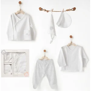 Andywawa AC26580 Hello Elephant 5li Hastane Çıkışı White