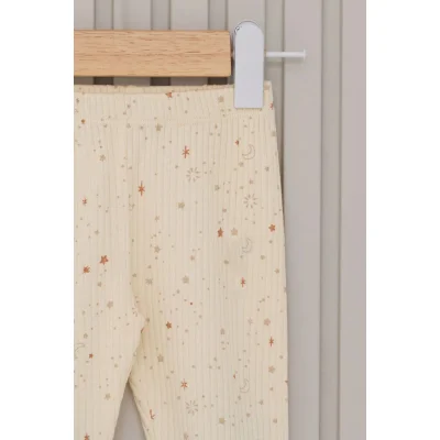 U.S.Polo Kız Bebek 5'li Zıbın Seti, Krem