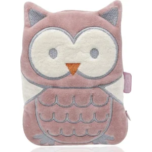 BabyJem Kiraz Çekirdekli Kadife Gaz Yastığı, Gül Kurusu, Baykuş