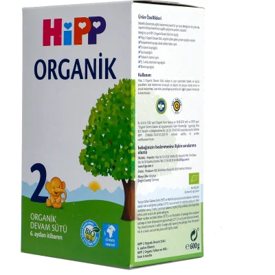 Hipp 2 Organik Combiotic Bebek Sütü, 600 g