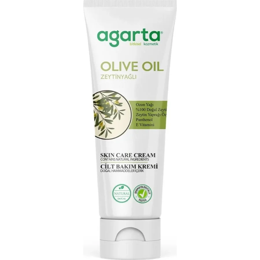 Agarta Doğal Cilt Bakım Kremi, 75 ml, Zeytinyağlı