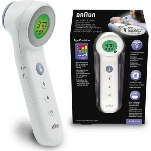 Braun BNT400 Temassız Alından Ateş Ölçer, Beyaz