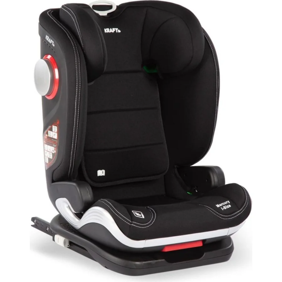 Kraft Mercury I-Size 15-36 kg İsofixli Oto Koltuğu, Siyah