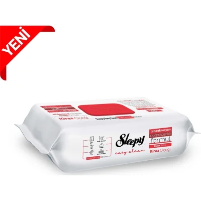 Sleepy Yüzey Temizlik Havlusu 100 Adet Kiraz