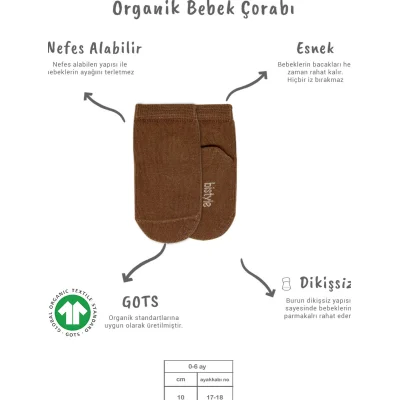 Bistyle Penye Soket Kutulu Basic Çorap, 5'li, Bej