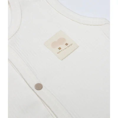 Bistyle Modal Flying Balloons Bebek Yelek, Ekru