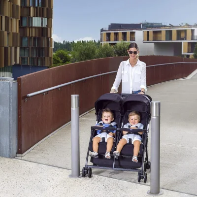 Chicco Ohlala Twin İkiz Bebek Arabası, Black Night