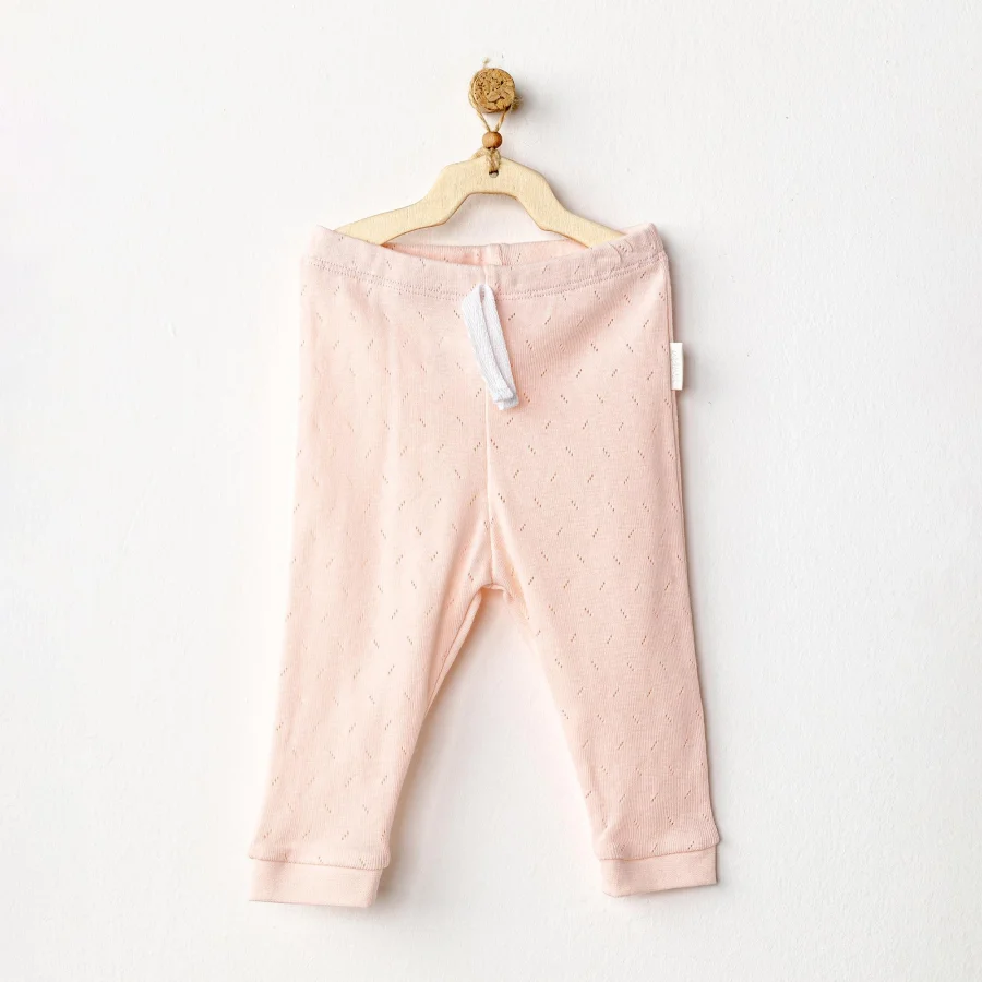 Andywawa Pants Jacquard Basic Pantolon, Pembe