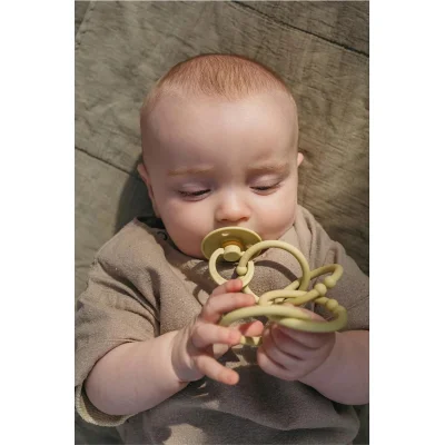 Bibs Colour Kauçuk Emzik, 0-6 Ay, Mustard