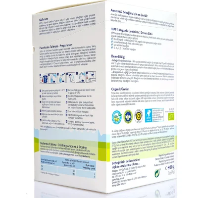Hipp 3 Organik Combiotic Bebek Sütü, 800 g