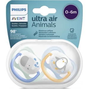 Philips Avent Ultra Air Emzik, 0-6 Ay, Erkek, 2'li
