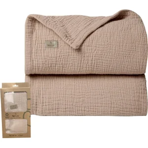 Bistyle Müslin Battaniye, 120x120 cm, Bej