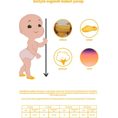 Bistyle Mix Babet Çorap, 6'lı, Lila