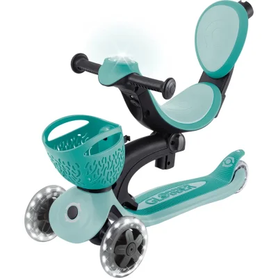 Globber Go Up Baby 360 Scooter (Işıklı) Koyu Mint