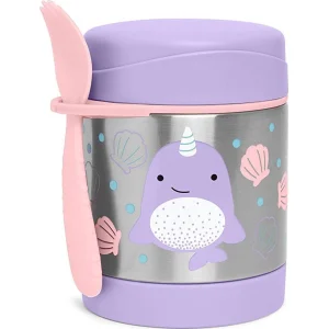 Skip Hop Zoo Paslanmaz Çelik Termos, 325 ml, Narwhal