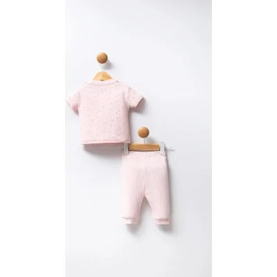 U.S Polo Bebek 2'Li Takım USB2456 Pudra