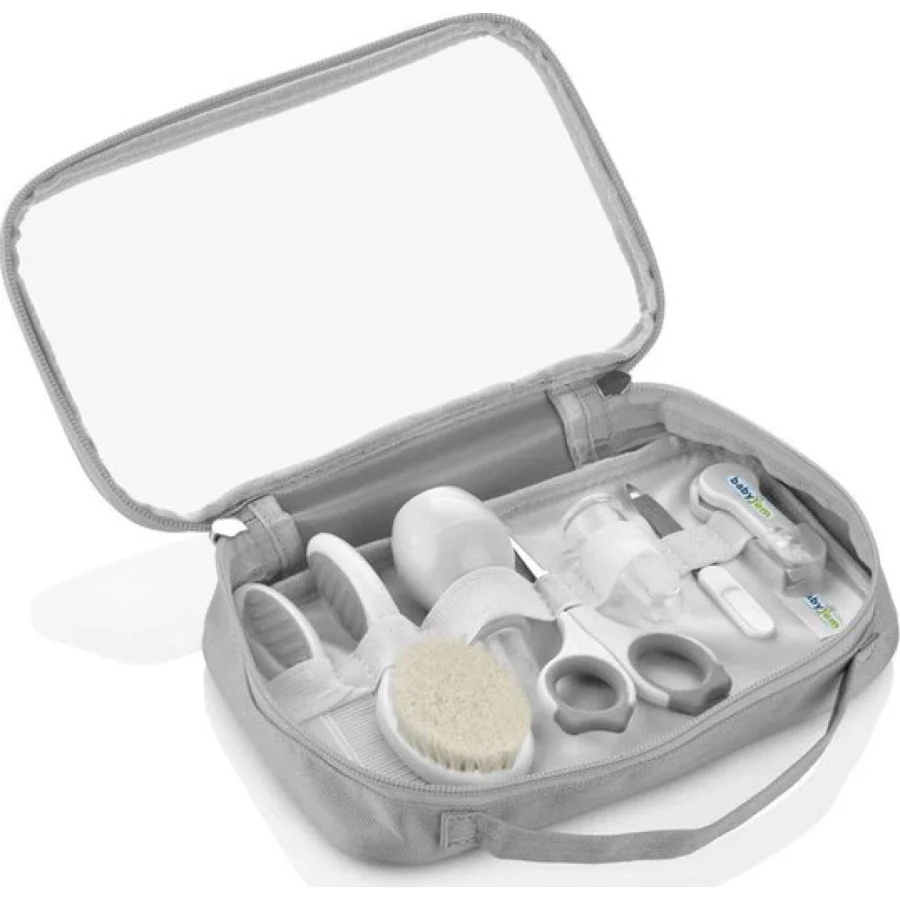 BabyJem Bebek Bakım Seti, Gri, 7'li