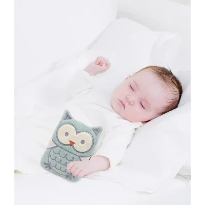 BabyJem Kiraz Çekirdekli Kadife Gaz Yastığı, Yeşil Kurbağa